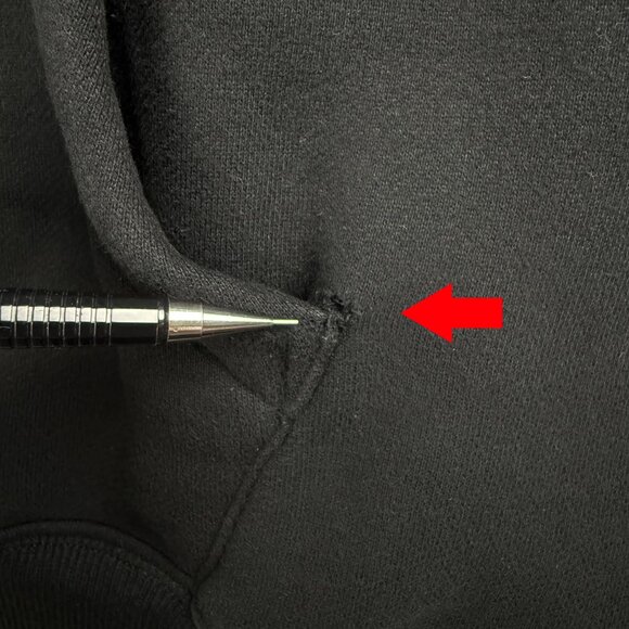 Pleasures Now Hoodie Mens Large L Black Neural Embroidered Fleece Sweatshirt 1 - Picture 10 of 11